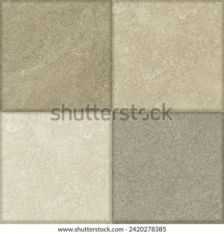 Moroccan small size tile design, bathroom and kitchen concept of greenish decorative tiles, interior exterior wall and floor tiles cladding  Royalty-Free Stock Photo #2420278385