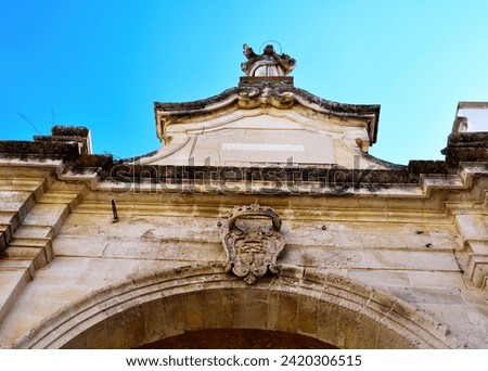 Porta San Pietro or Porta Nuova Galatina Lecce Italy Royalty-Free Stock Photo #2420306515