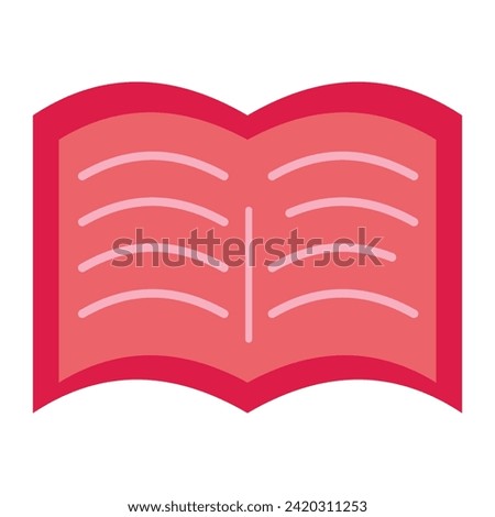 Book flat icon. Education color icons in trendy flat style. Reading gradient style design, designed for web and app. Eps 10