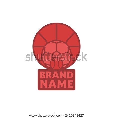 Media sports logo. Modern, unique, simple.