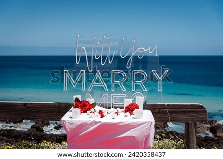 Will You Marry Me Proposal Royalty-Free Stock Photo #2420358437