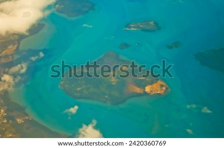 Aerial view of Lombok Island