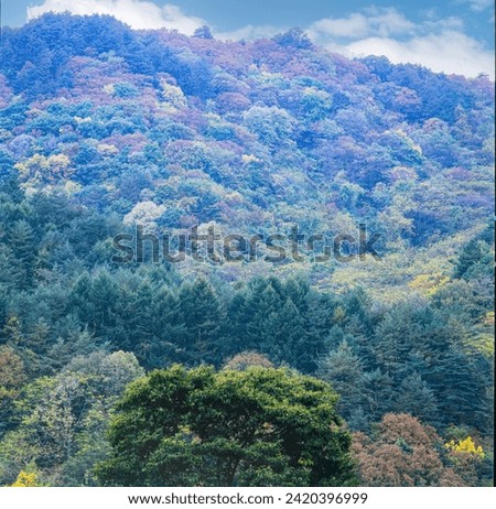 Image of Dobongsan Mountain near Seoul, South Korea