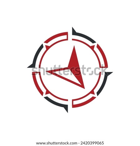 compass logo vector digital Art