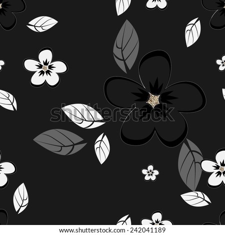 Vector Floral Seamless Pattern illustration 