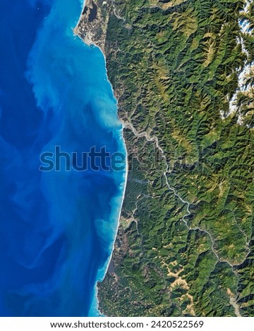 Redwood National Park. State parks had already been established in the region when the U.S. Congress established northern Californias Redwood. Elements of this image furnished by NASA.