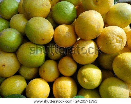 Lemon in Village Vigitable Market Beautiful Picture 