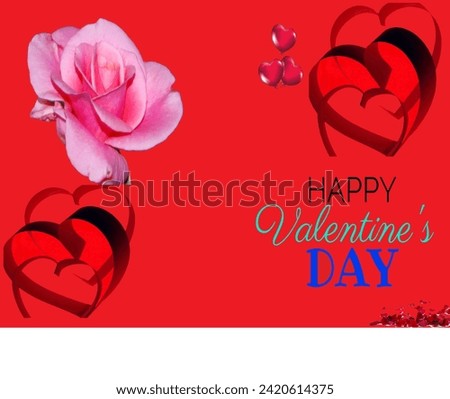Happy Valentines Day Wishing digital Image