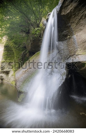 Waterfall in the middle of Saxon Switzerland