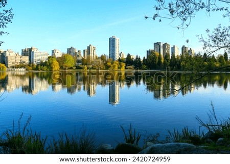 Vancouver skyline from Stanley Park - Canada