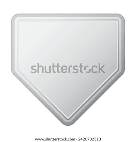 home plate symbol icon graphic
