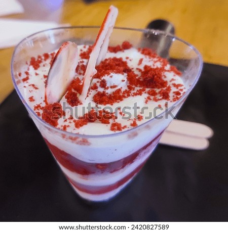 selective focus picture of red velvet cake 