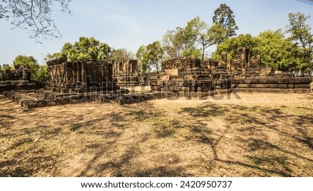 Prasat Hin Ku Ka Sing   Ancient Stone Castle Kaset Wisai District Roi Et Province, Thailand.