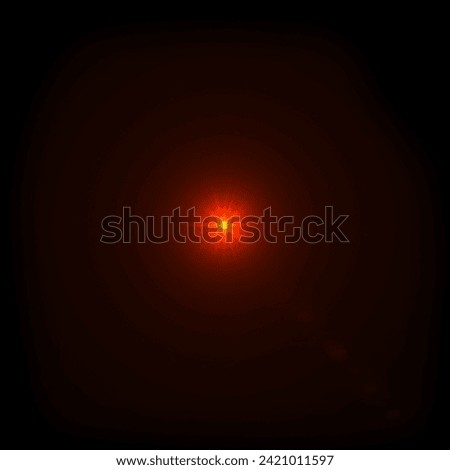 red point flare light background 
