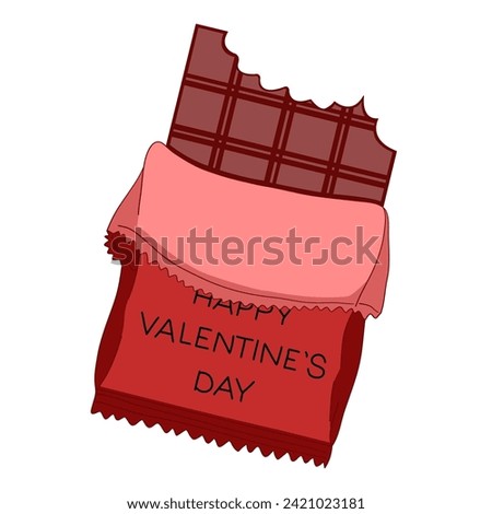 Sweetheart Sweets Chocolate Valentine Clip Art