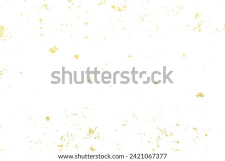 Hand drawn golden color splashes, dots textures, vector seamless pattern.