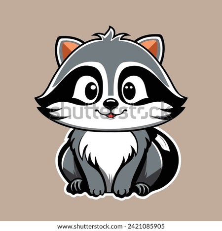 A cute happy cat clip art design, cat character clipart isolated view