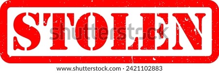 Red Lost Stolen Compromised Pro Rubber Stamp Grunge Texture Label Badge Sticker Vector EPS PNG Transparent No Background Clip Art Vector EPS PNG