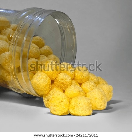 This Yellow Snack, Looks Crispy, This Picture Is Suitable For Advertising, Decoration, And Others