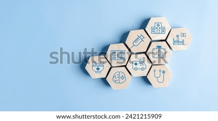 Health insurance concept. plus symbol and healthcare medical icon, health and access to welfare health concept.