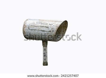 Mail box isolated on white background.