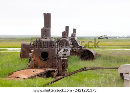 Abandoned parts of Last Train to Nowhere Royalty-Free Stock Photo #2421281373