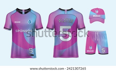 Jersey design sublimation t shirt Premium geometric pattern Incredible Vector collection for Soccer