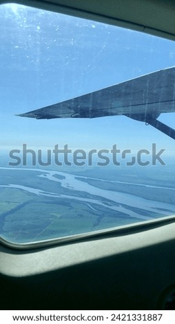 Amazon River from above view