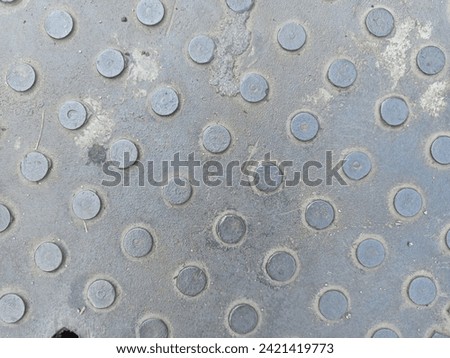 A steel plate used for making wallpapers.