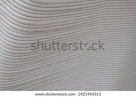 3D Printed concrete texture. architectural background                                Royalty-Free Stock Photo #2421454313