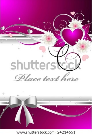 Pink Abstract Valentines Background