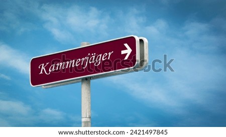 The picture shows a signpost and a sign that points in German in the direction of the exterminator.