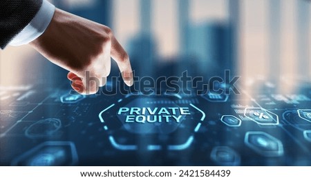 Private equity investment business concept. Technology Internet concept Royalty-Free Stock Photo #2421584439