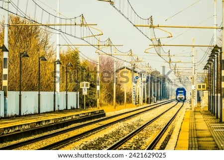 train at the railway station, beautiful photo digital picture