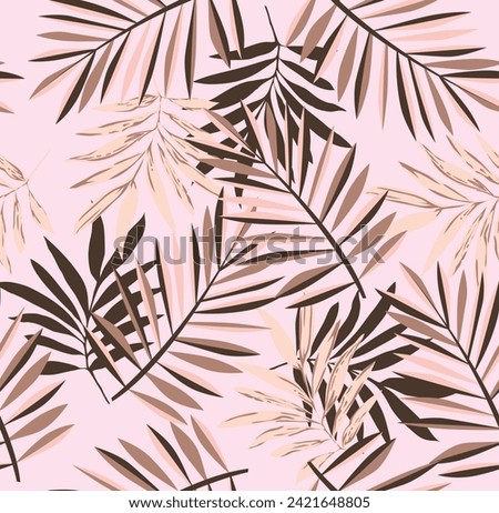 texture tropical leaves cute pink