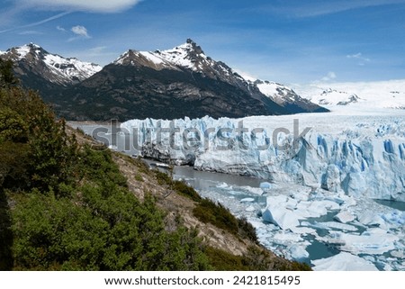 The Perito Moreno Glacier at Los Glaciers National Park, Argentina South America Royalty-Free Stock Photo #2421815495
