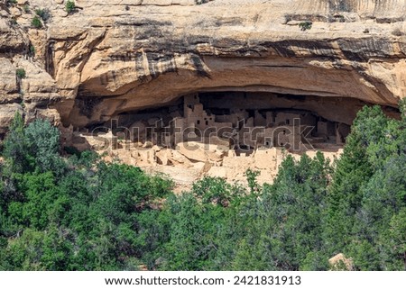 Cliff Palace, Mesa Verde National Park : Cortez, CO, USA Royalty-Free Stock Photo #2421831913