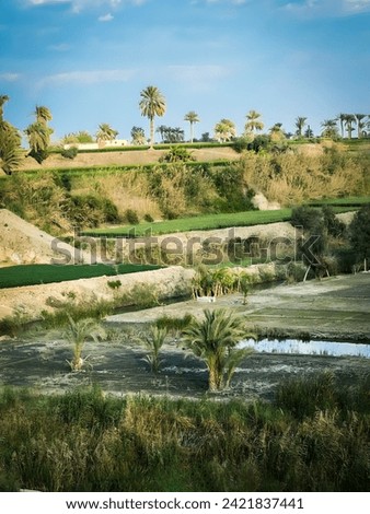 A stunning natural landscape, beautiful and ancient rural life