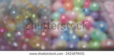 blur background of colorful beads