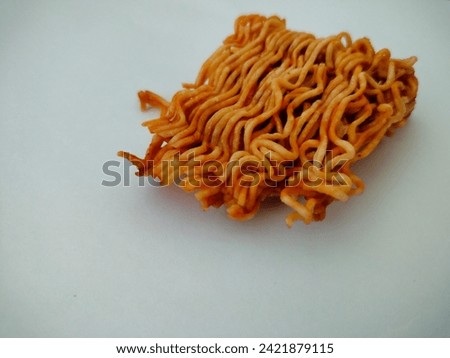 dry snack made from noodles and made from wheat flour