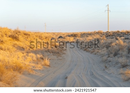 Autumn. Steppe. Sunset. Dunes: Witness the breathtaking beauty of nature as the sun kisses the sand dunes at sunset! Nature Is Calling Serene Sunset Vibes
