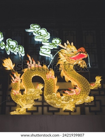 Year of The Dragon 2024, Dragon Lantern Festival in Shanghai China