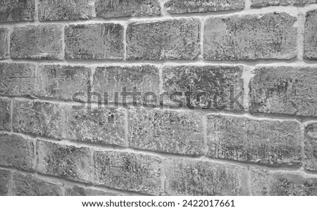 Grunge Brick Wall in Diminishing Perspective Royalty-Free Stock Photo #2422017661