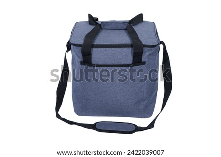 cooler bag for camping on a white background isolate Royalty-Free Stock Photo #2422039007