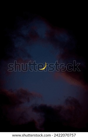 Beautiful moon picture with sky