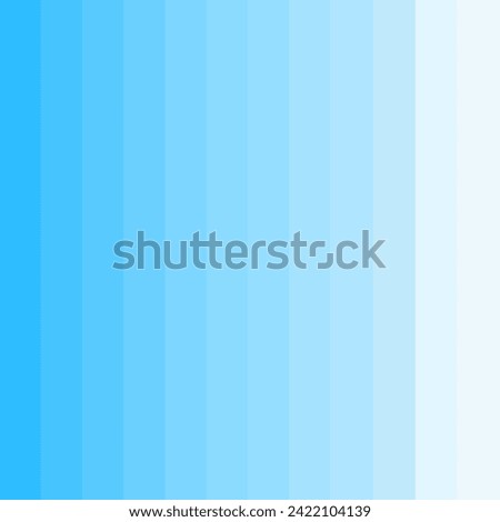 Blue colors palette icon illustration, vertical stripes. 