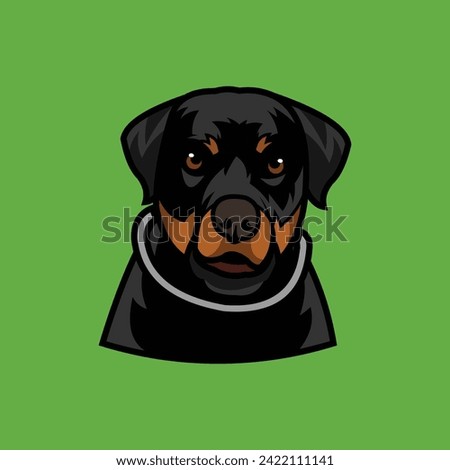 a cute dog clip art vector