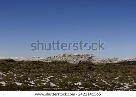 View on a valley in the Suðurland region in the south of Iceland