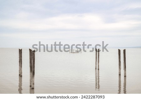 The Neusiedl am See lake, Austria, Europe. Royalty-Free Stock Photo #2422287093