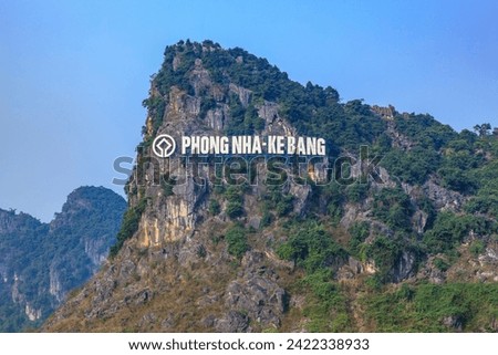 Phong Nha-Ke Bang National Park sign : Quang Binh Province, Vietnam Royalty-Free Stock Photo #2422338933